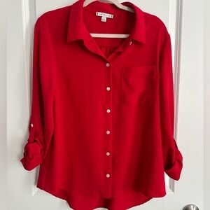Tommy Hilfiger red blouse